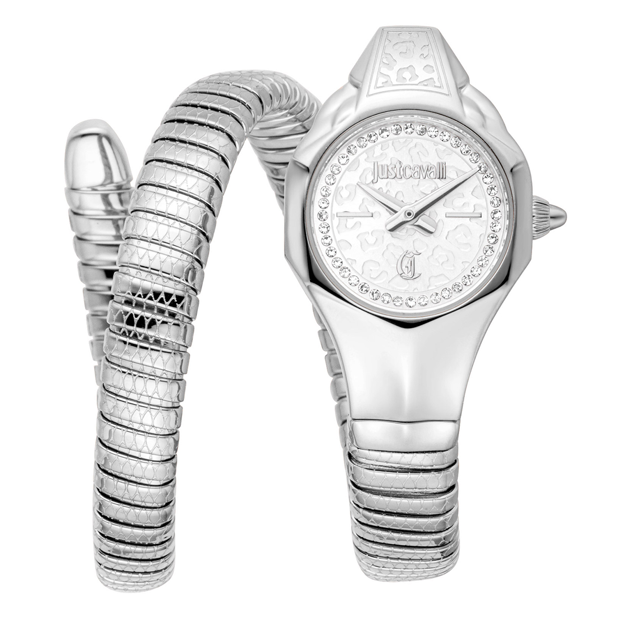 MONTRE JUST CAVALI FEMME SIMPLE ACIER